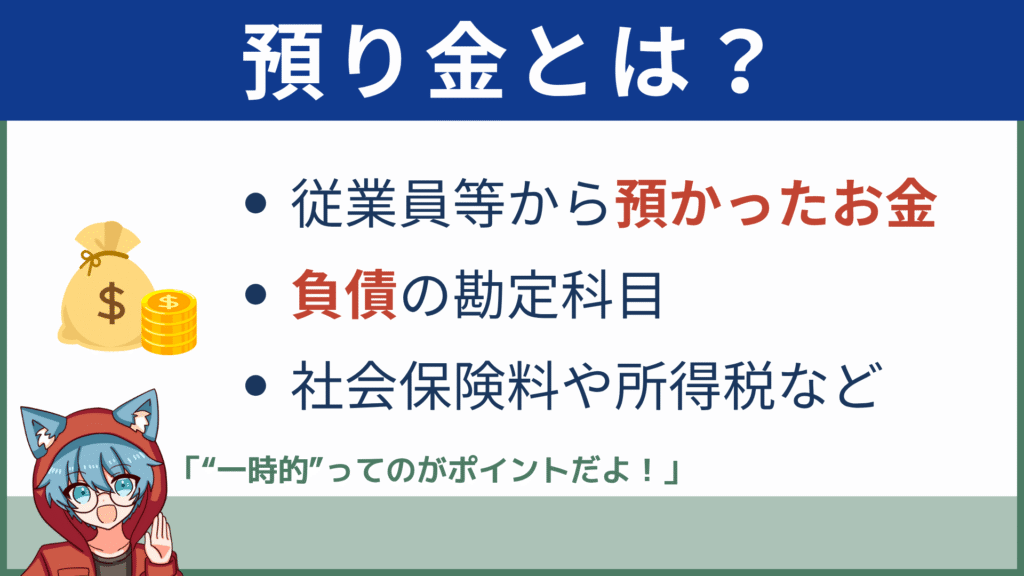 預り金の内容について